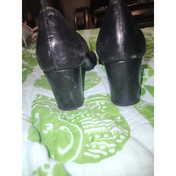 Massimo Baldi Women's Blk Career Pump Size 40 or 9M Made In Italy Leather - Picture 11 of 16